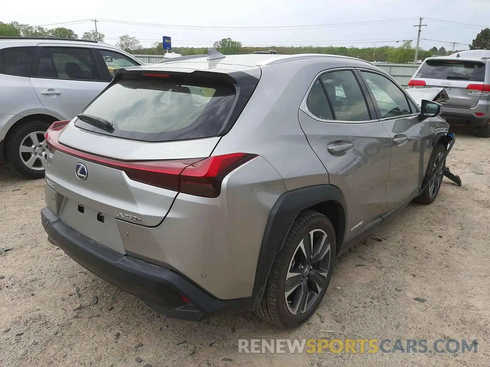 4 Photograph of a damaged car JTHX9JBH5L2034438 LEXUS UX 250H 2020