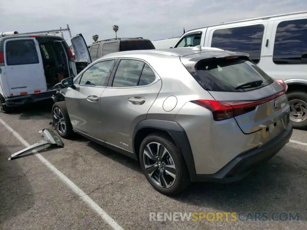 3 Photograph of a damaged car JTHX9JBHXL2032555 LEXUS UX 250H 2020