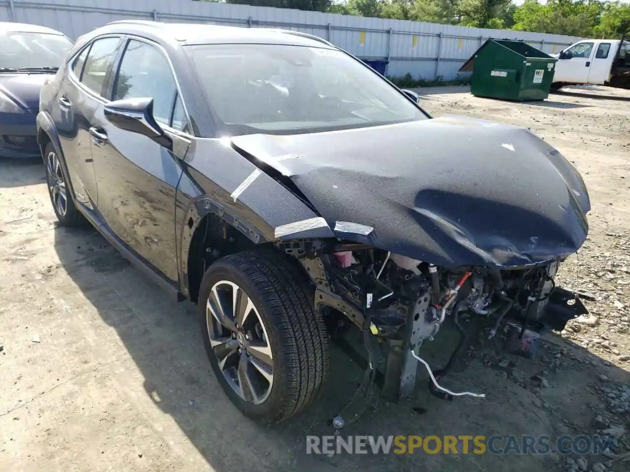 1 Photograph of a damaged car JTHX9JBHXL2032720 LEXUS UX 250H 2020