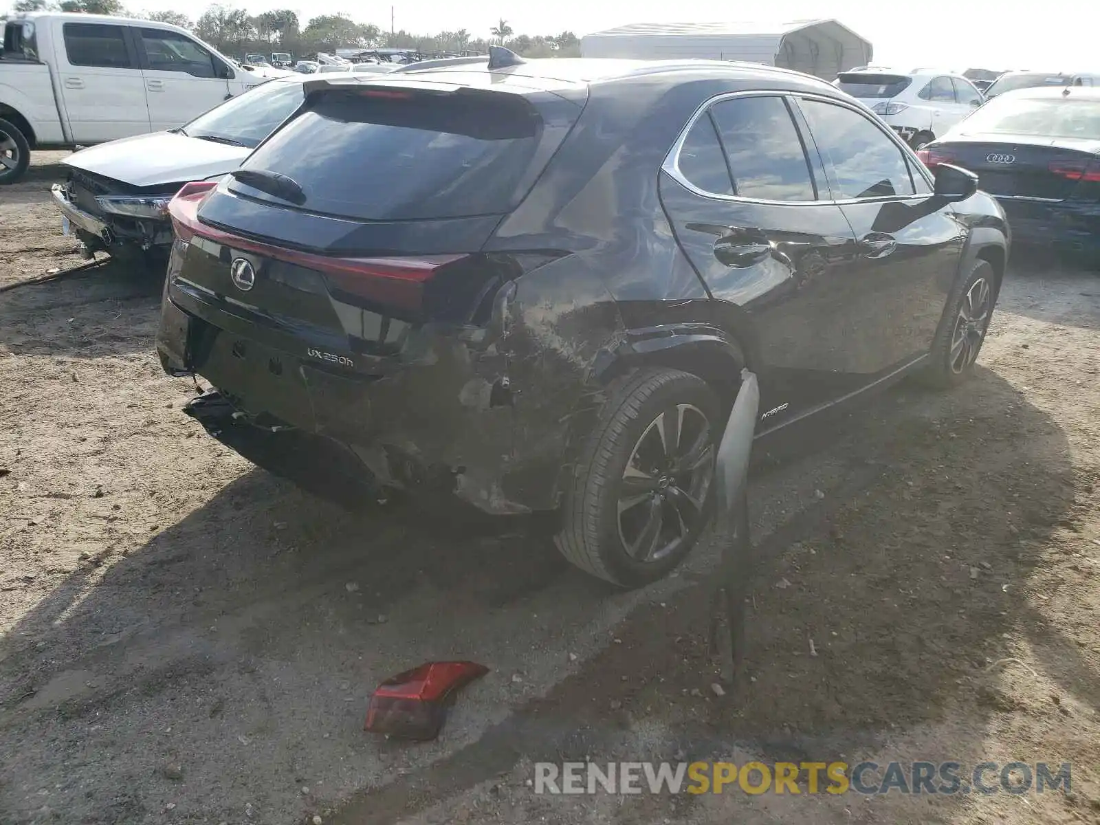 4 Photograph of a damaged car JTHX9JBHXL2034726 LEXUS UX 250H 2020