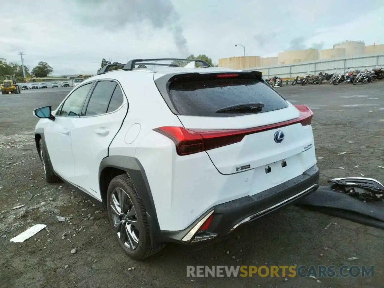 3 Photograph of a damaged car JTHE9JBH3M2037248 LEXUS UX 250H 2021