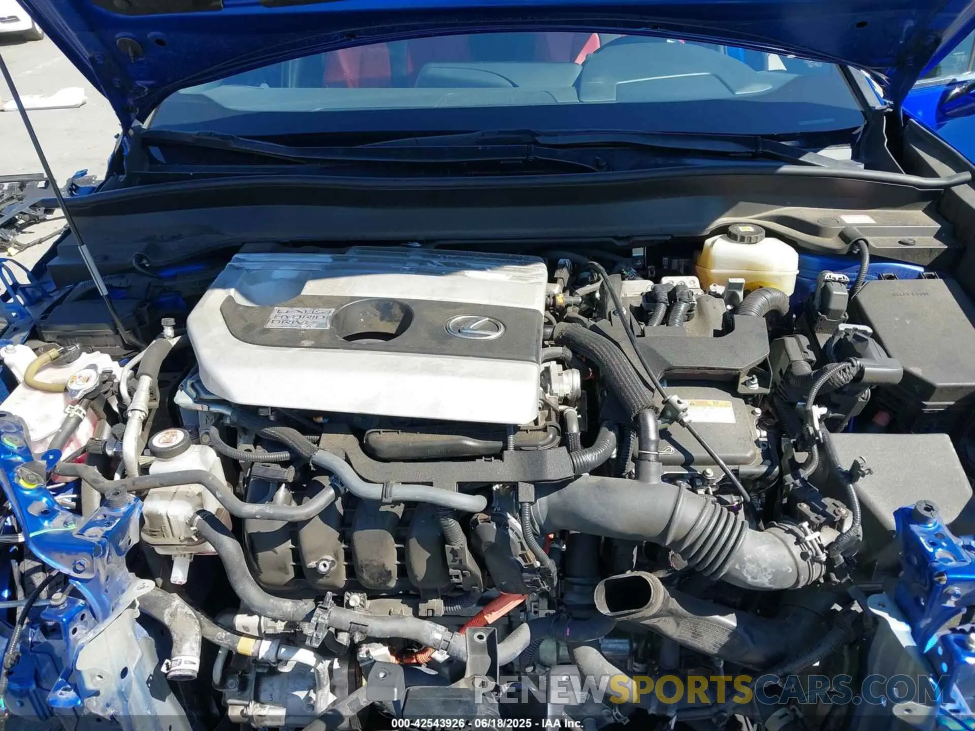 10 Photograph of a damaged car JTHE9JBH3M2045222 LEXUS UX 250H 2021
