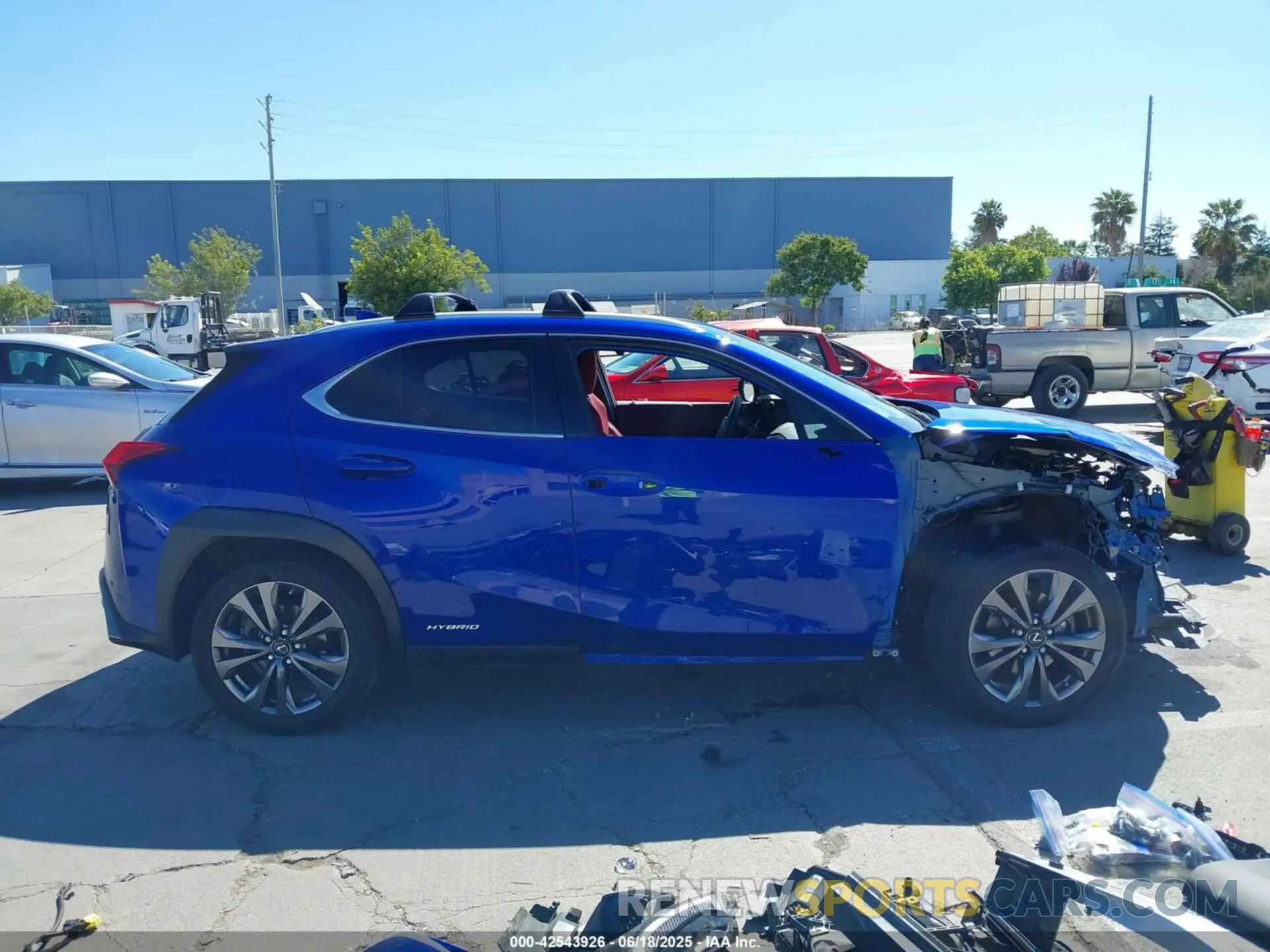 13 Photograph of a damaged car JTHE9JBH3M2045222 LEXUS UX 250H 2021