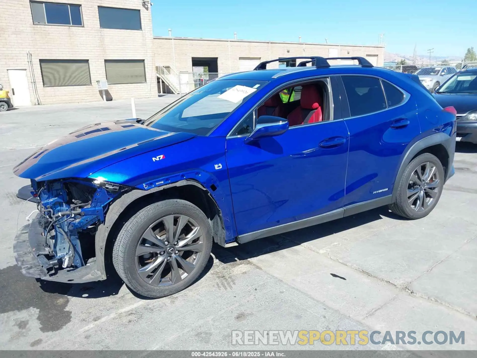 2 Photograph of a damaged car JTHE9JBH3M2045222 LEXUS UX 250H 2021