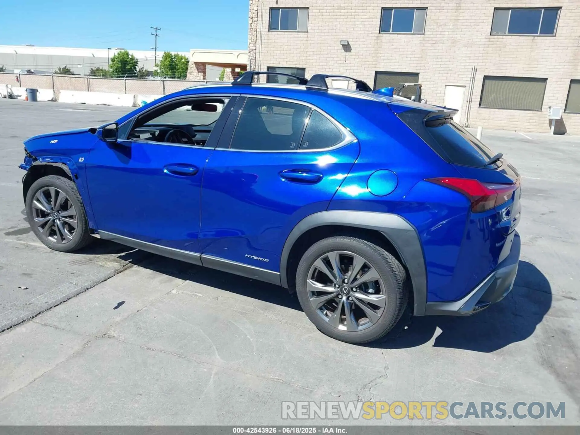 3 Photograph of a damaged car JTHE9JBH3M2045222 LEXUS UX 250H 2021