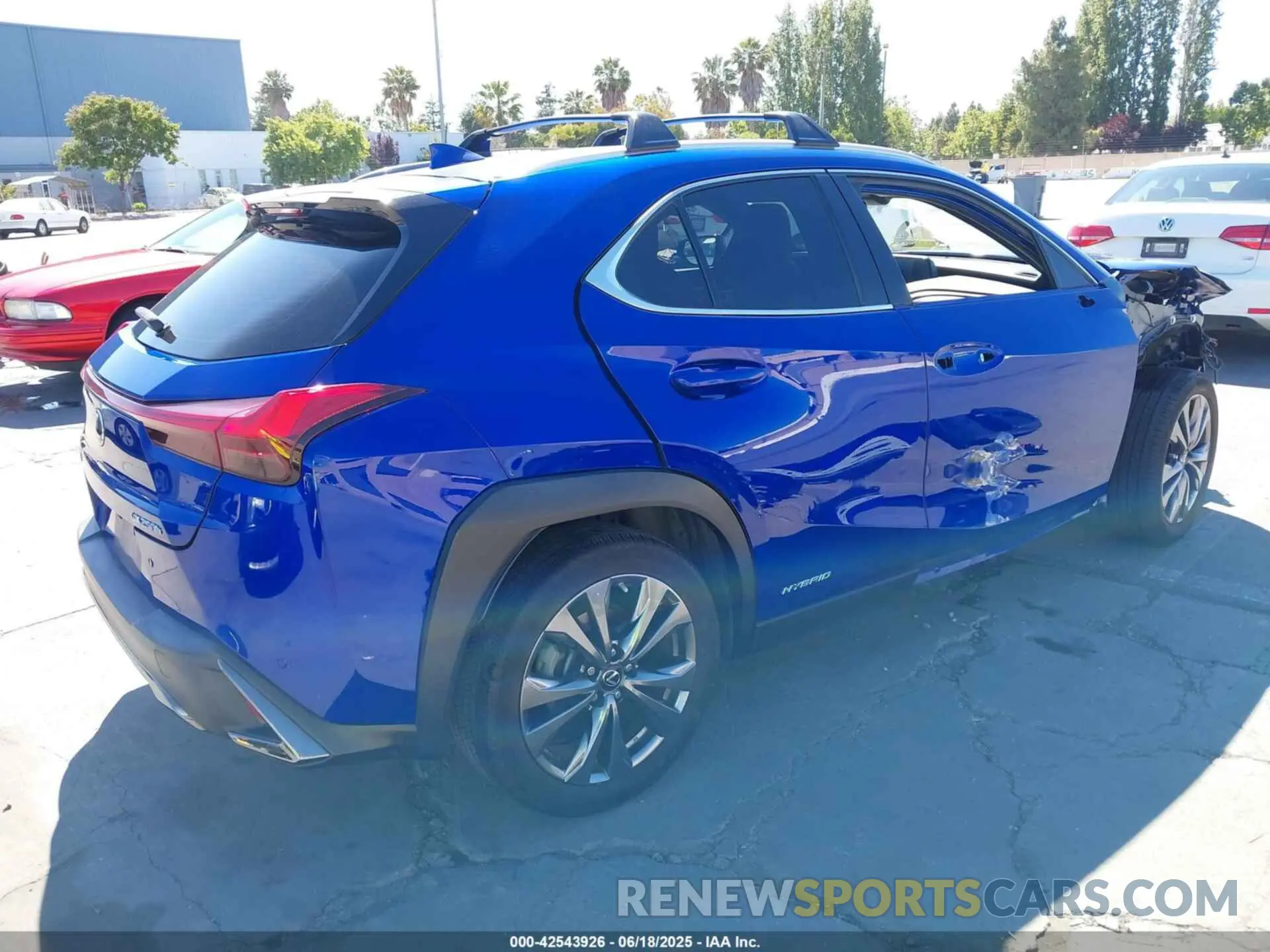 4 Photograph of a damaged car JTHE9JBH3M2045222 LEXUS UX 250H 2021