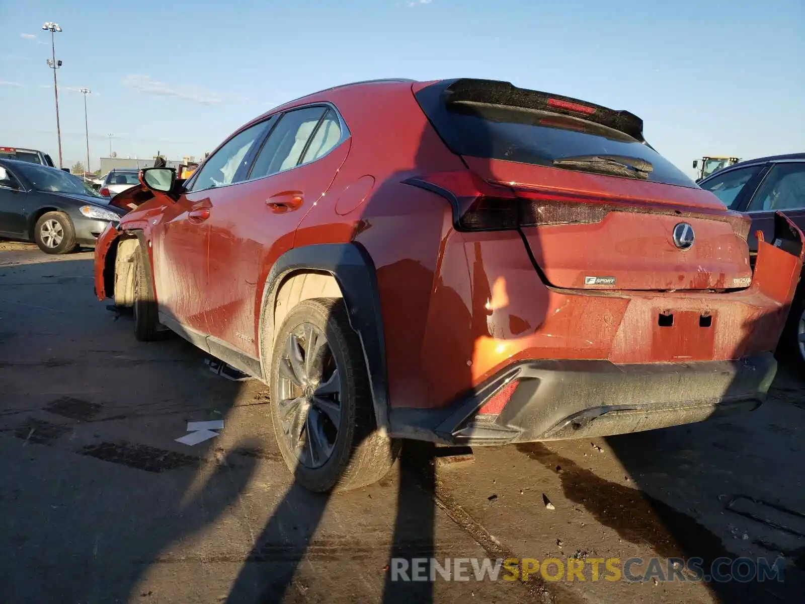 3 Photograph of a damaged car JTHE9JBH4M2037887 LEXUS UX 250H 2021