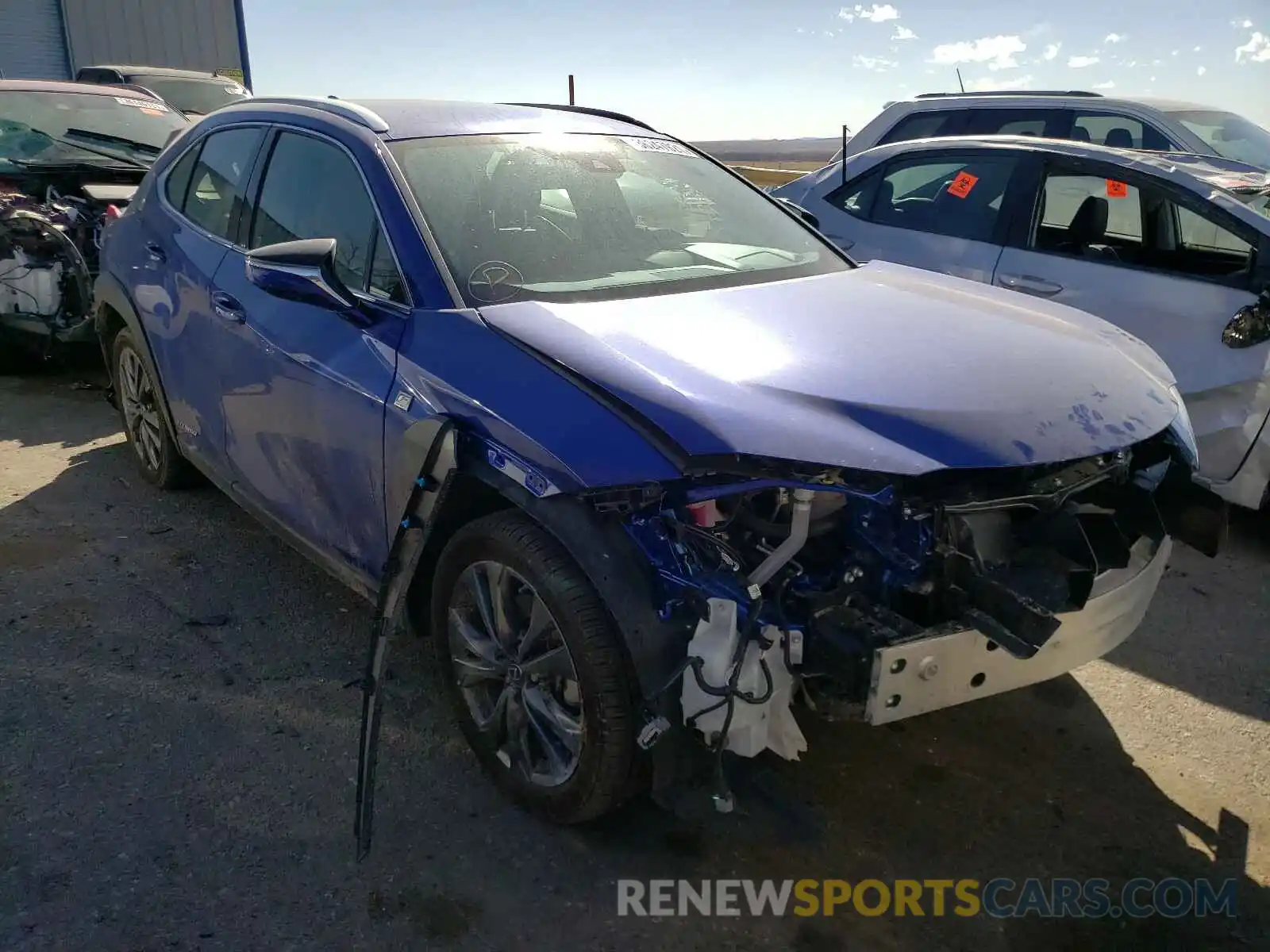 1 Photograph of a damaged car JTHE9JBH6M2039155 LEXUS UX 250H 2021