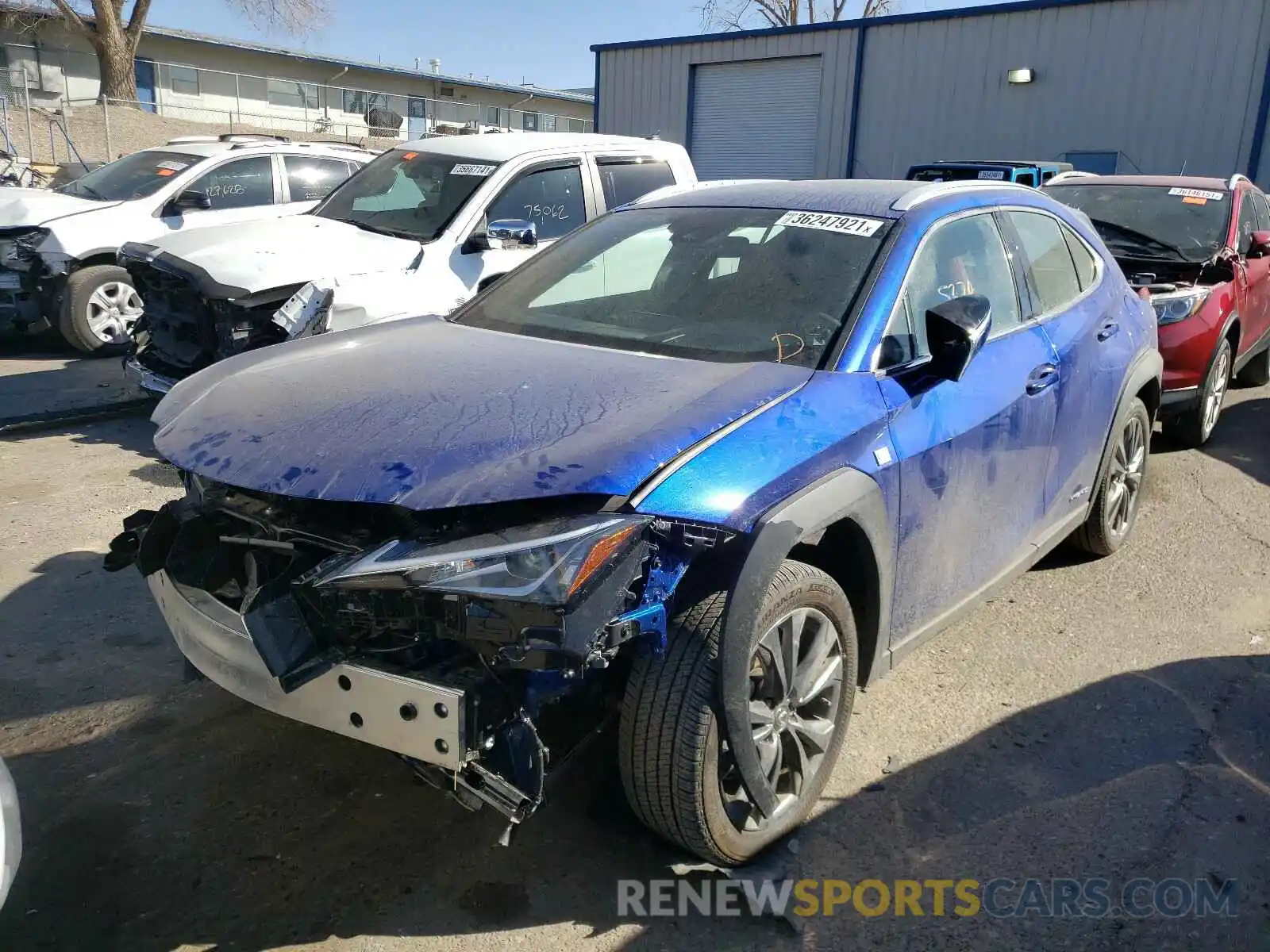 2 Photograph of a damaged car JTHE9JBH6M2039155 LEXUS UX 250H 2021