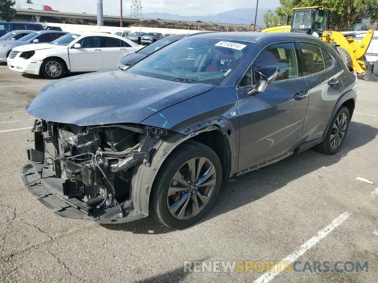 1 Photograph of a damaged car JTHE9JBH6M2050155 LEXUS UX 250H 2021