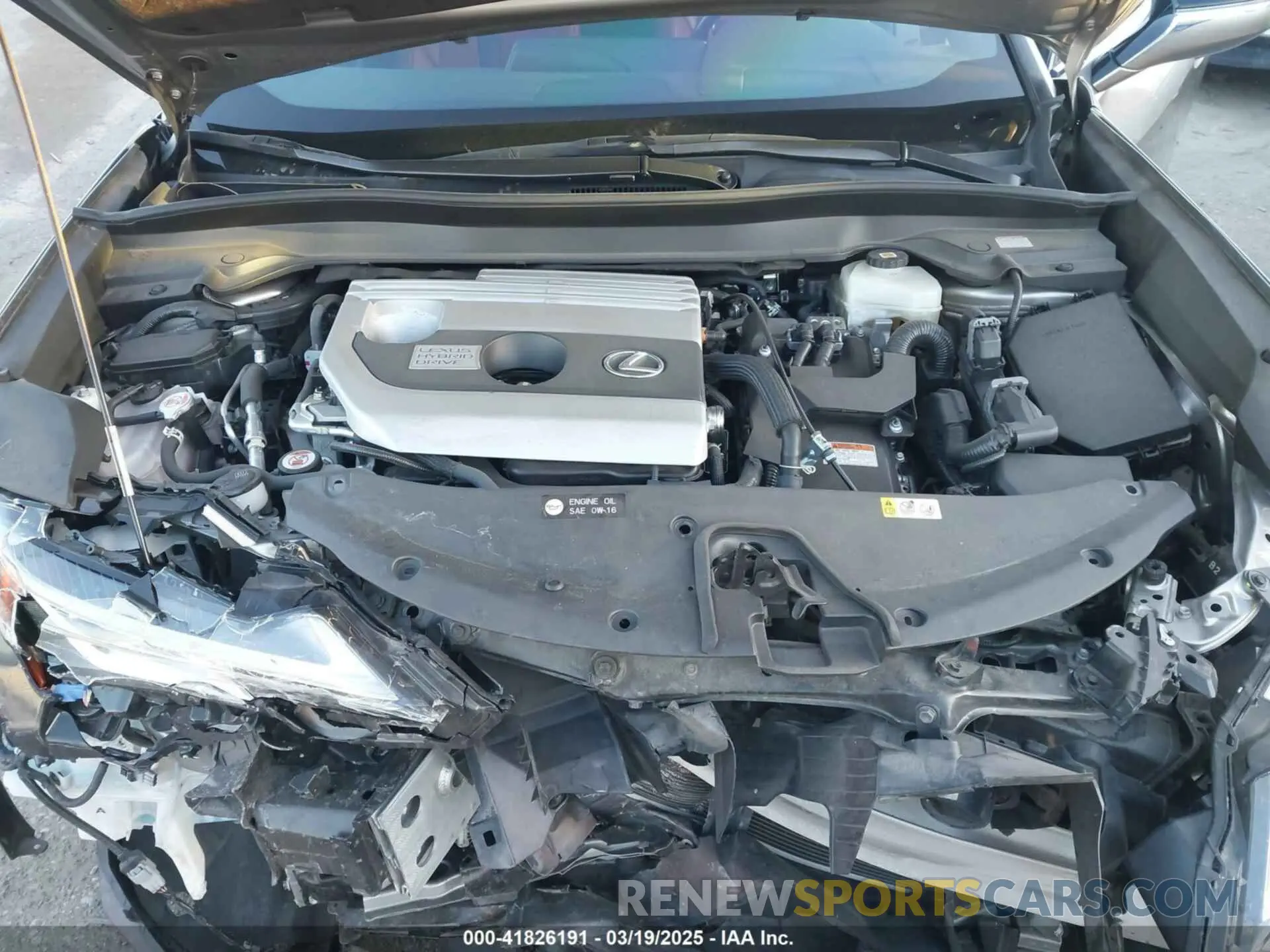 10 Photograph of a damaged car JTHE9JBHXM2041524 LEXUS UX 250H 2021