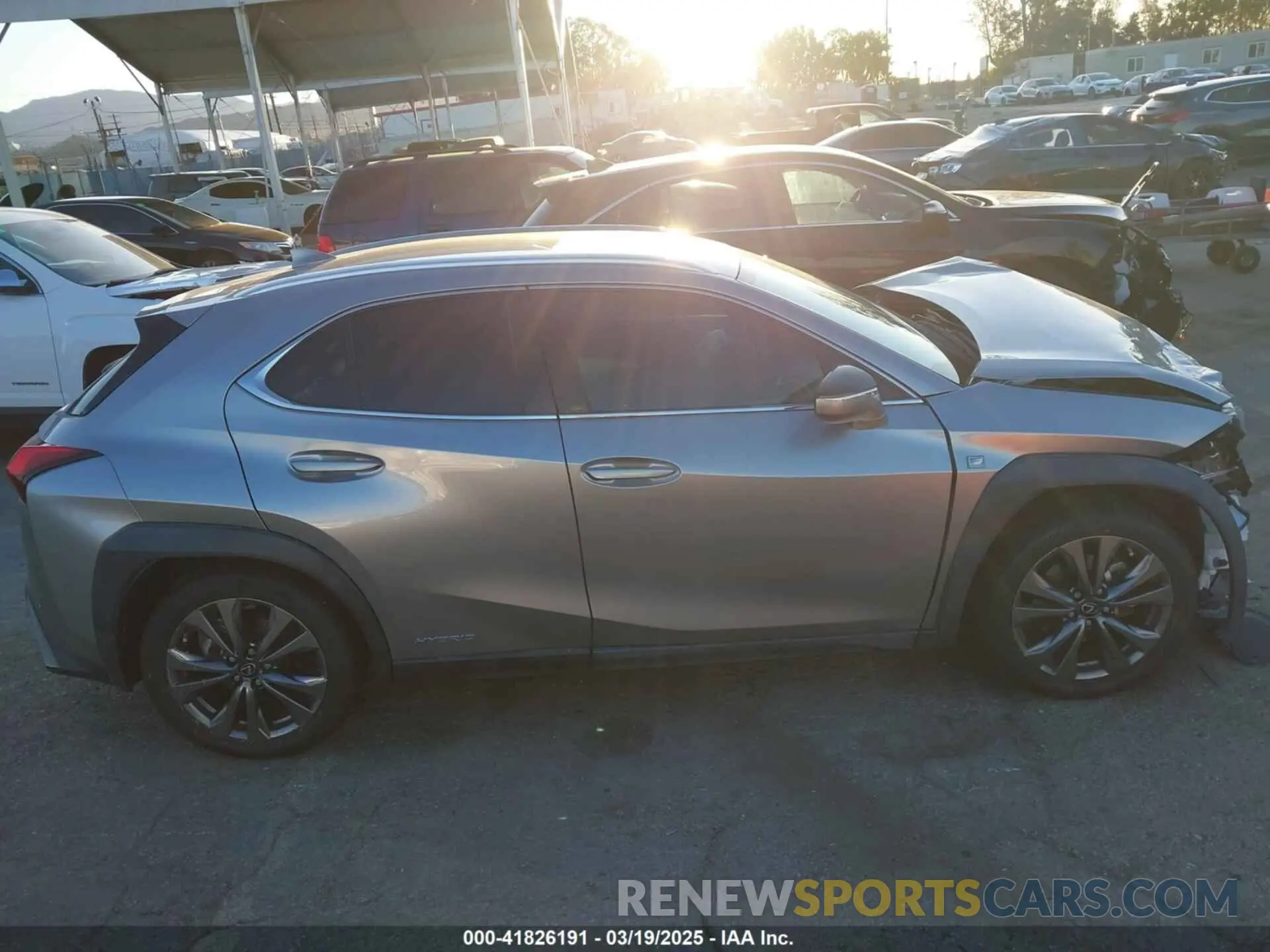 13 Photograph of a damaged car JTHE9JBHXM2041524 LEXUS UX 250H 2021