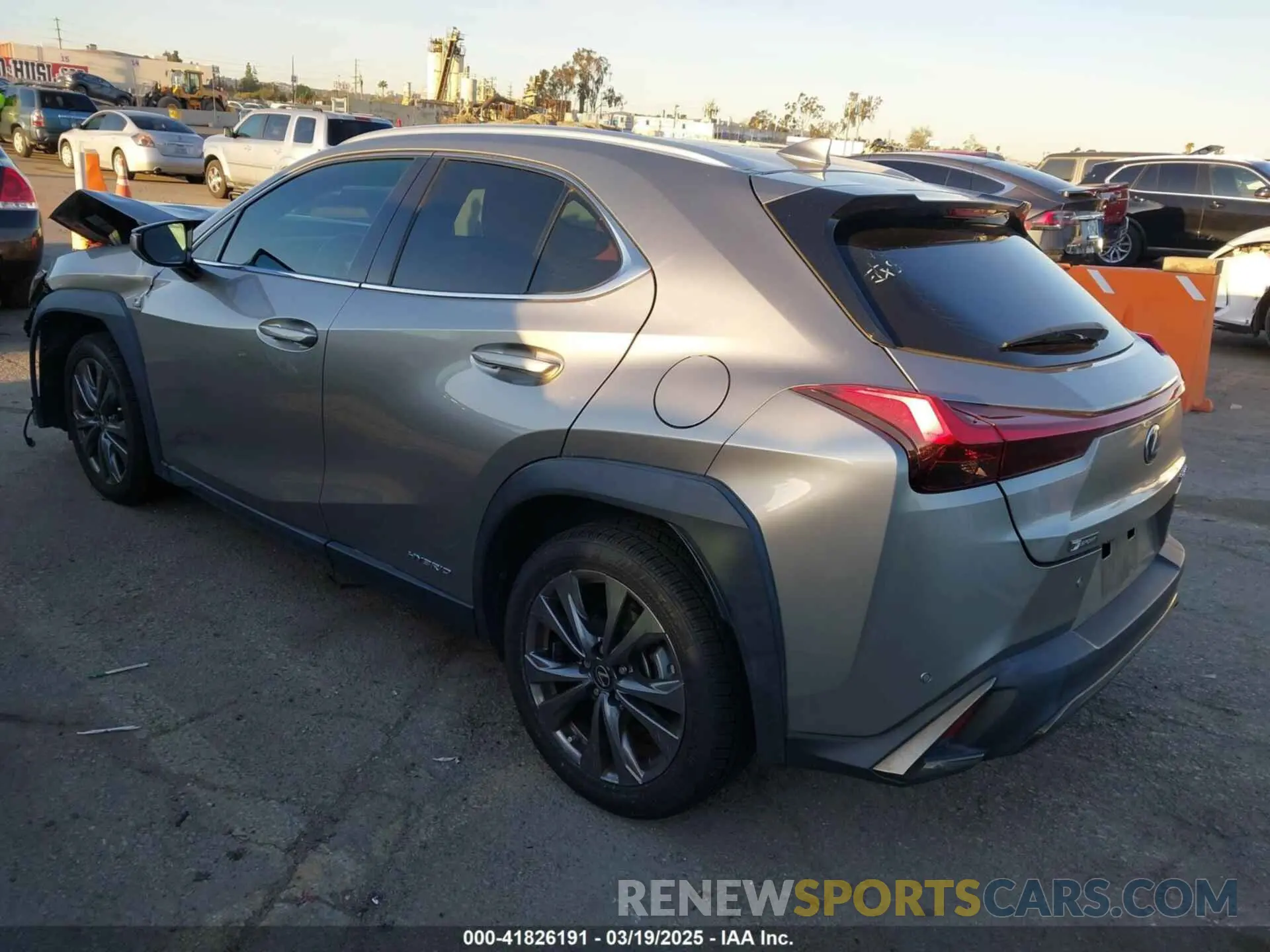 3 Photograph of a damaged car JTHE9JBHXM2041524 LEXUS UX 250H 2021