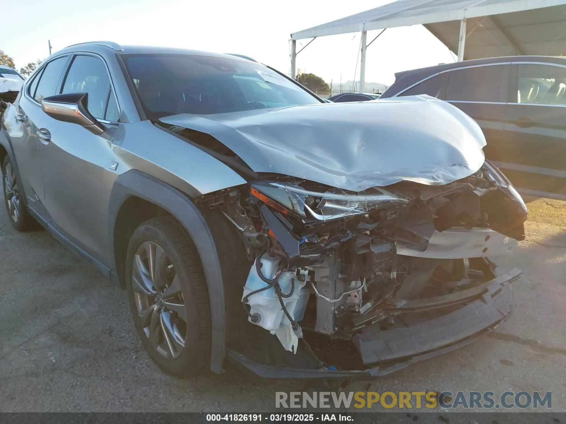 6 Photograph of a damaged car JTHE9JBHXM2041524 LEXUS UX 250H 2021