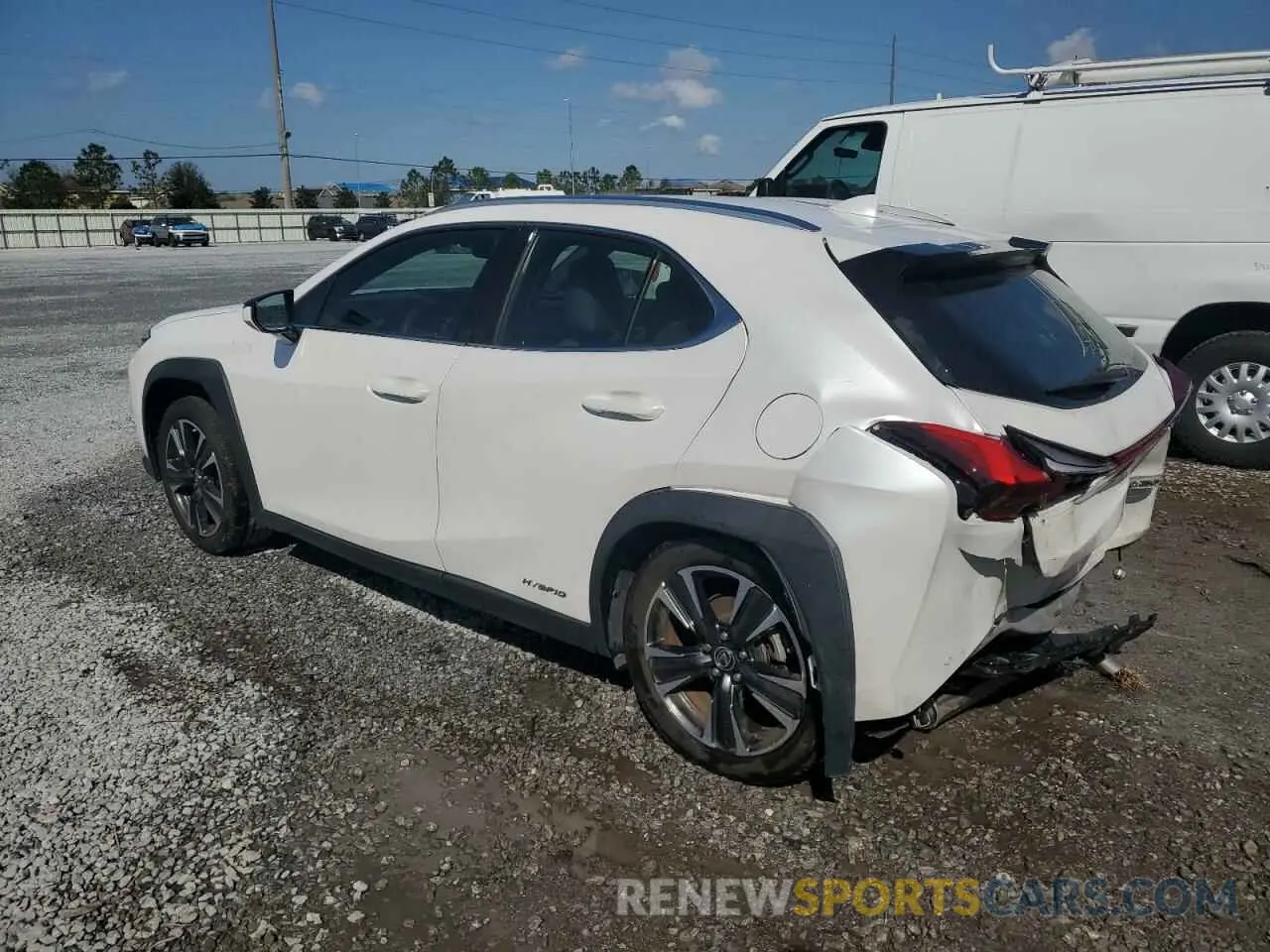 2 Photograph of a damaged car JTHP9JBH0M2049768 LEXUS UX 250H 2021