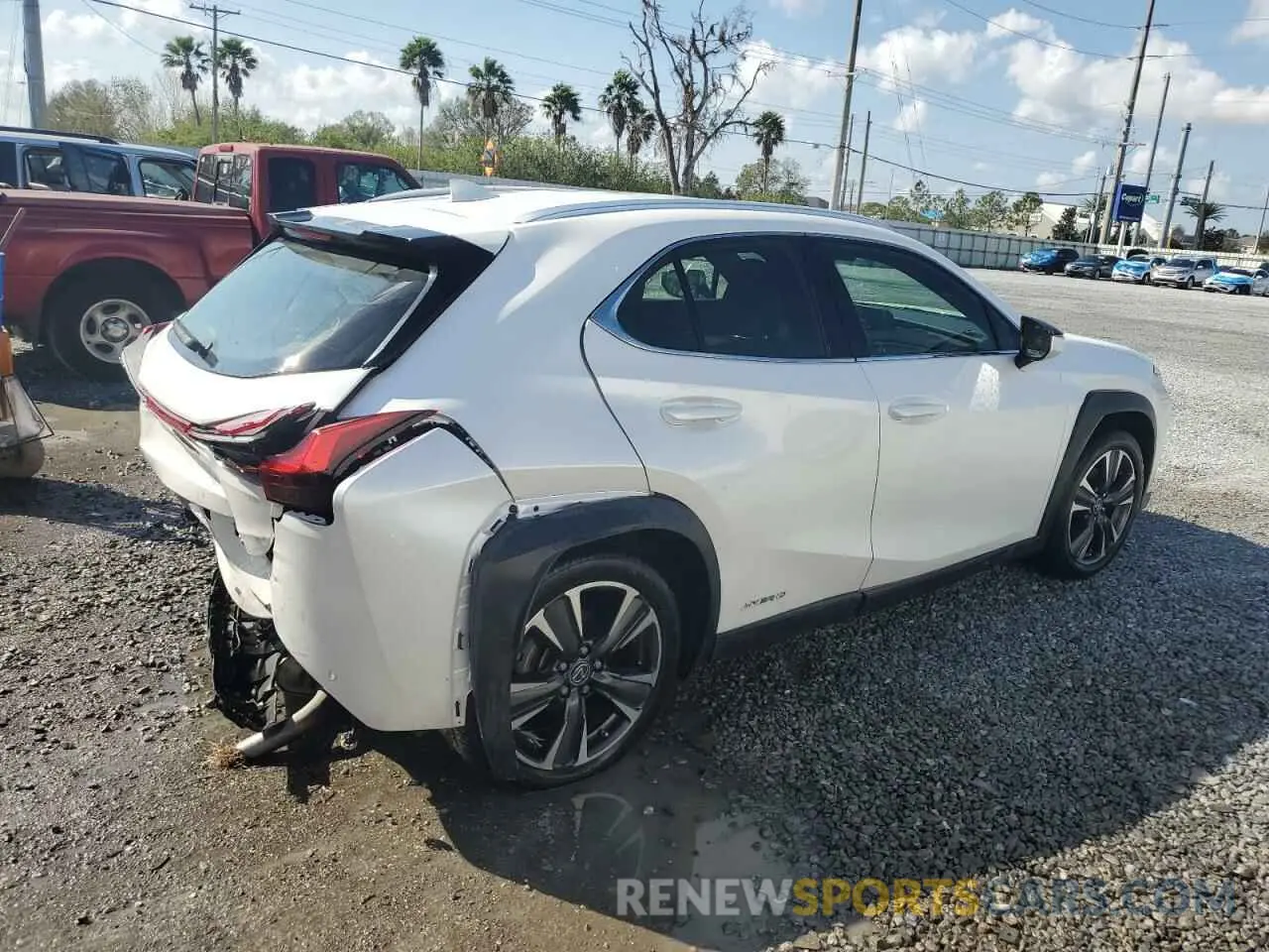 3 Photograph of a damaged car JTHP9JBH0M2049768 LEXUS UX 250H 2021