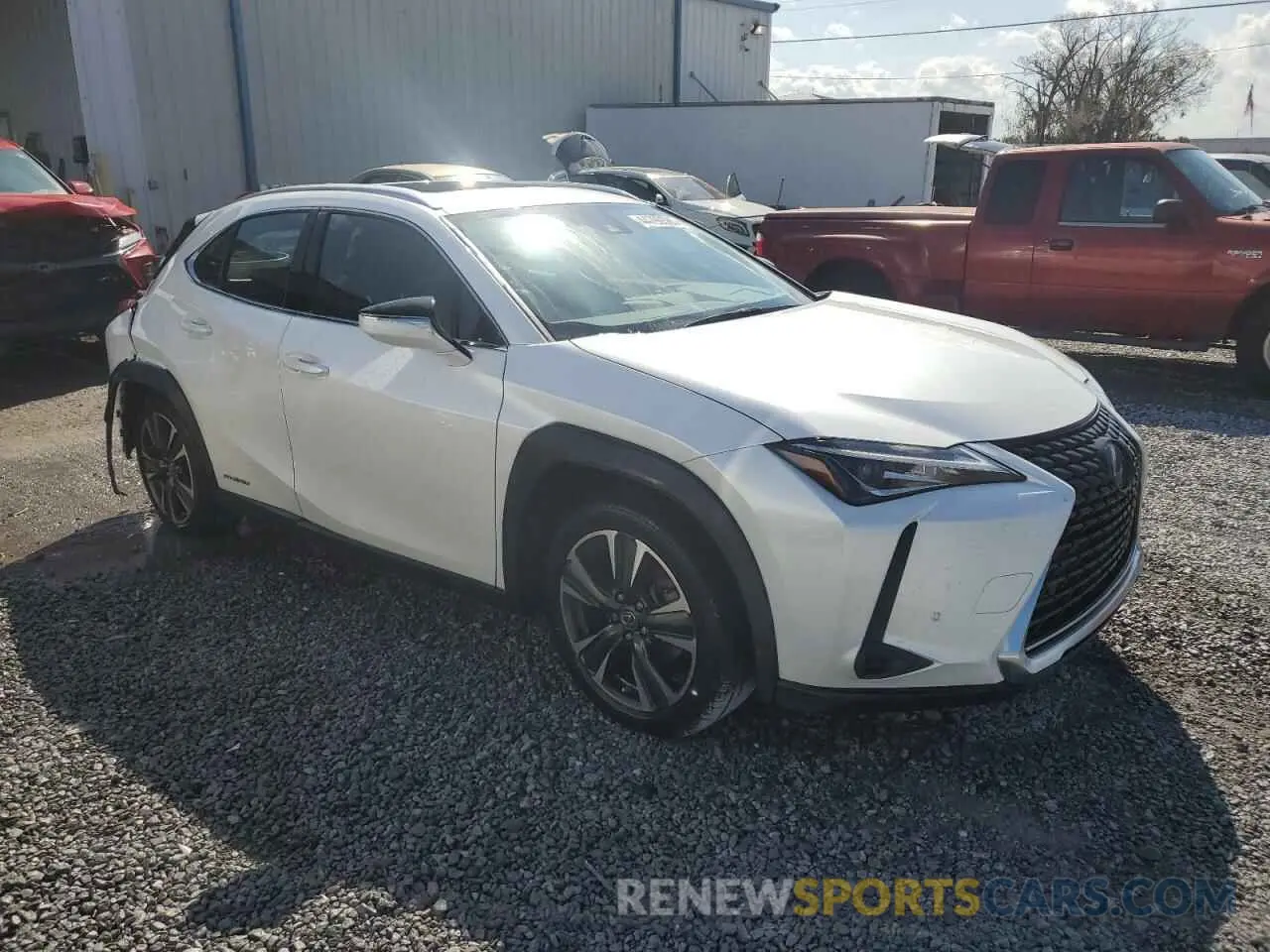 4 Photograph of a damaged car JTHP9JBH0M2049768 LEXUS UX 250H 2021