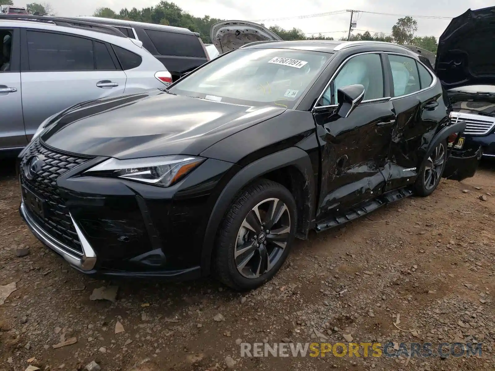 2 Photograph of a damaged car JTHP9JBH0M2050080 LEXUS UX 250H 2021