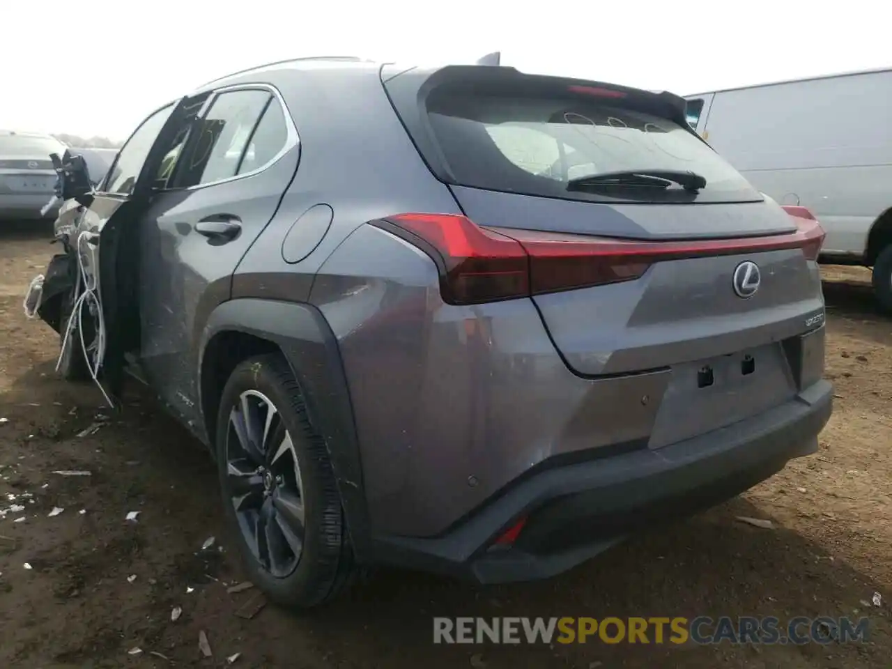 3 Photograph of a damaged car JTHP9JBH0M2054064 LEXUS UX 250H 2021