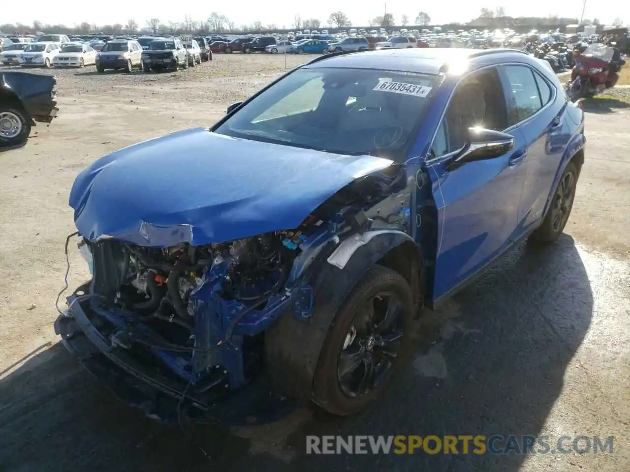 2 Photograph of a damaged car JTHP9JBH1M2046801 LEXUS UX 250H 2021