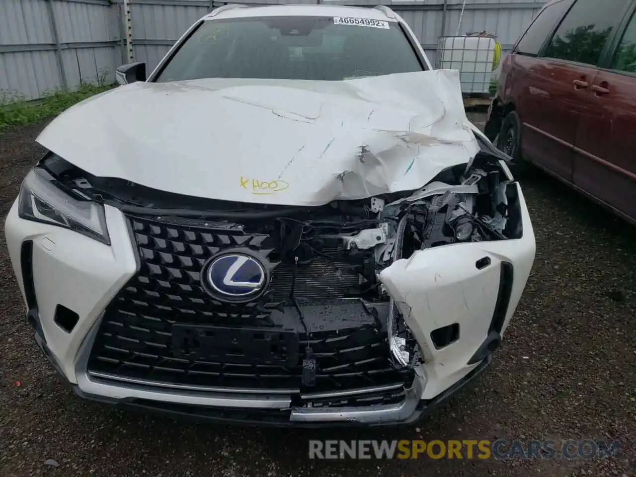 9 Photograph of a damaged car JTHP9JBH2M2042000 LEXUS UX 250H 2021