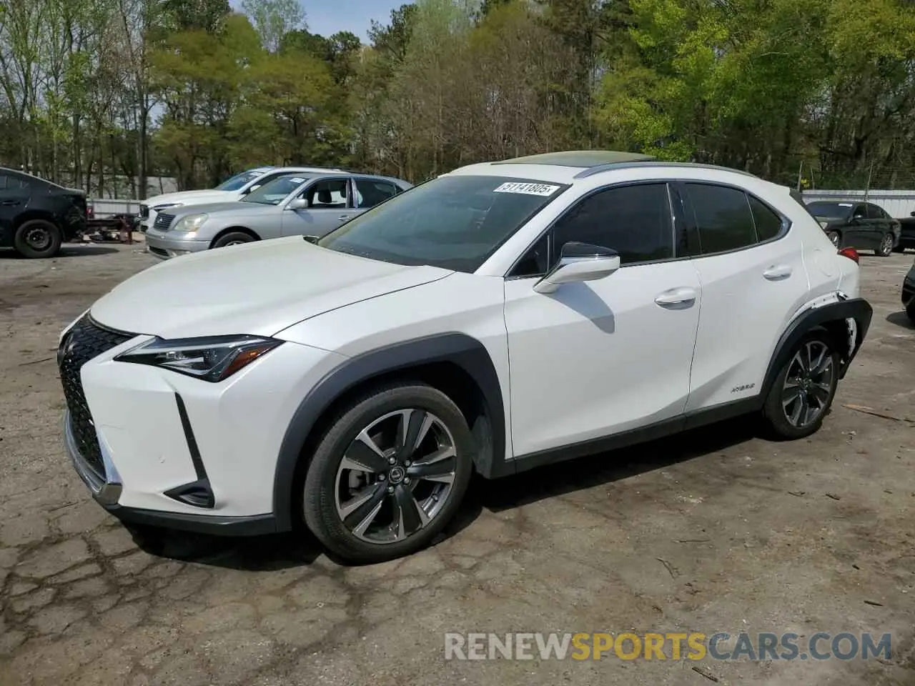 1 Photograph of a damaged car JTHP9JBH2M2044684 LEXUS UX 250H 2021