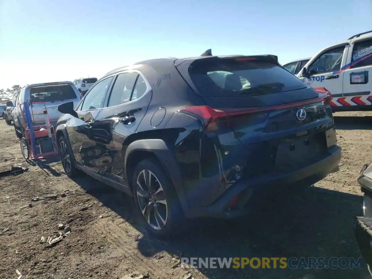 3 Photograph of a damaged car JTHP9JBH3M2038506 LEXUS UX 250H 2021