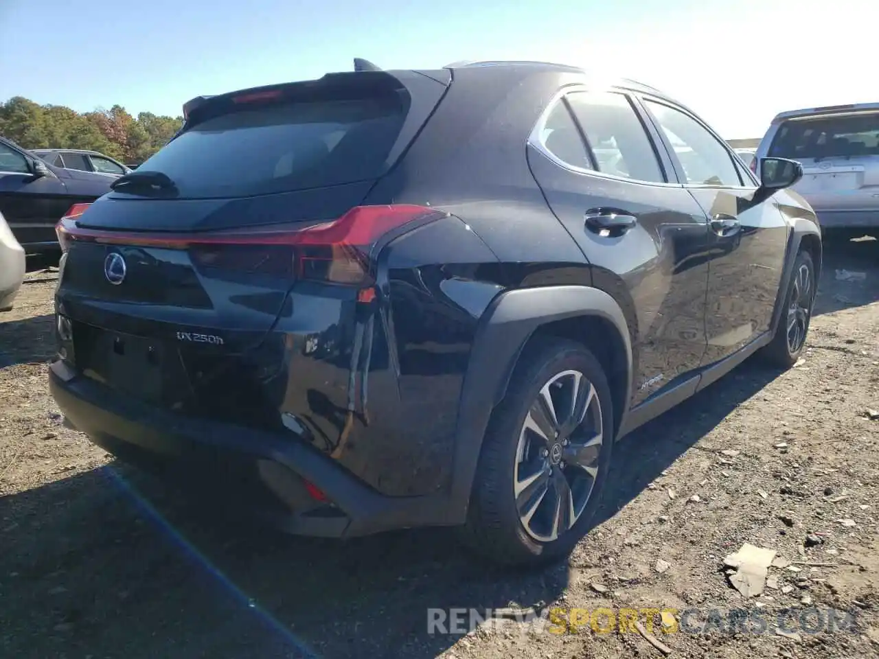 4 Photograph of a damaged car JTHP9JBH3M2038506 LEXUS UX 250H 2021