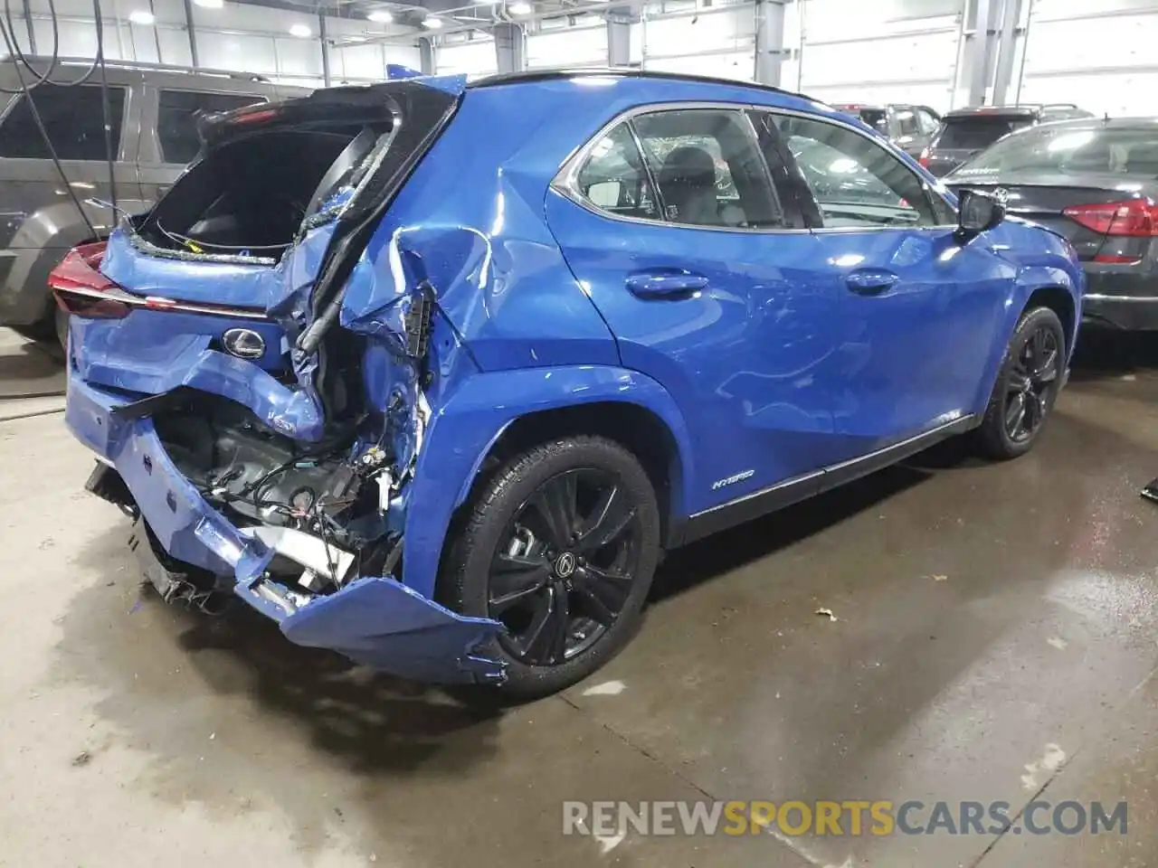 4 Photograph of a damaged car JTHP9JBH3M2047562 LEXUS UX 250H 2021