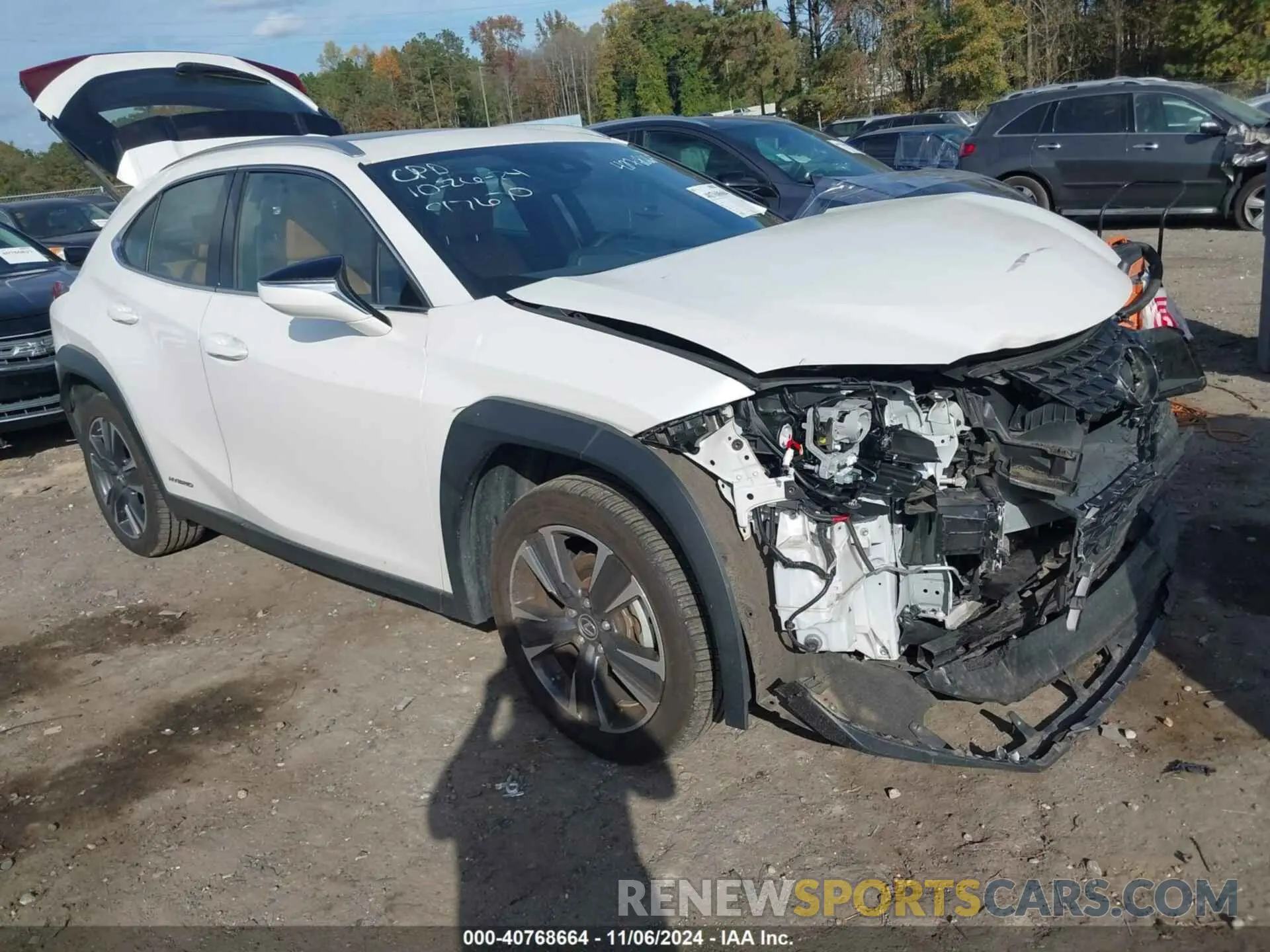 1 Photograph of a damaged car JTHP9JBH3M2054074 LEXUS UX 250H 2021