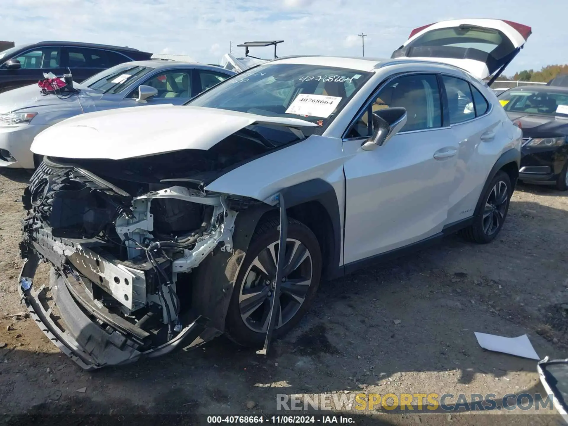 2 Photograph of a damaged car JTHP9JBH3M2054074 LEXUS UX 250H 2021