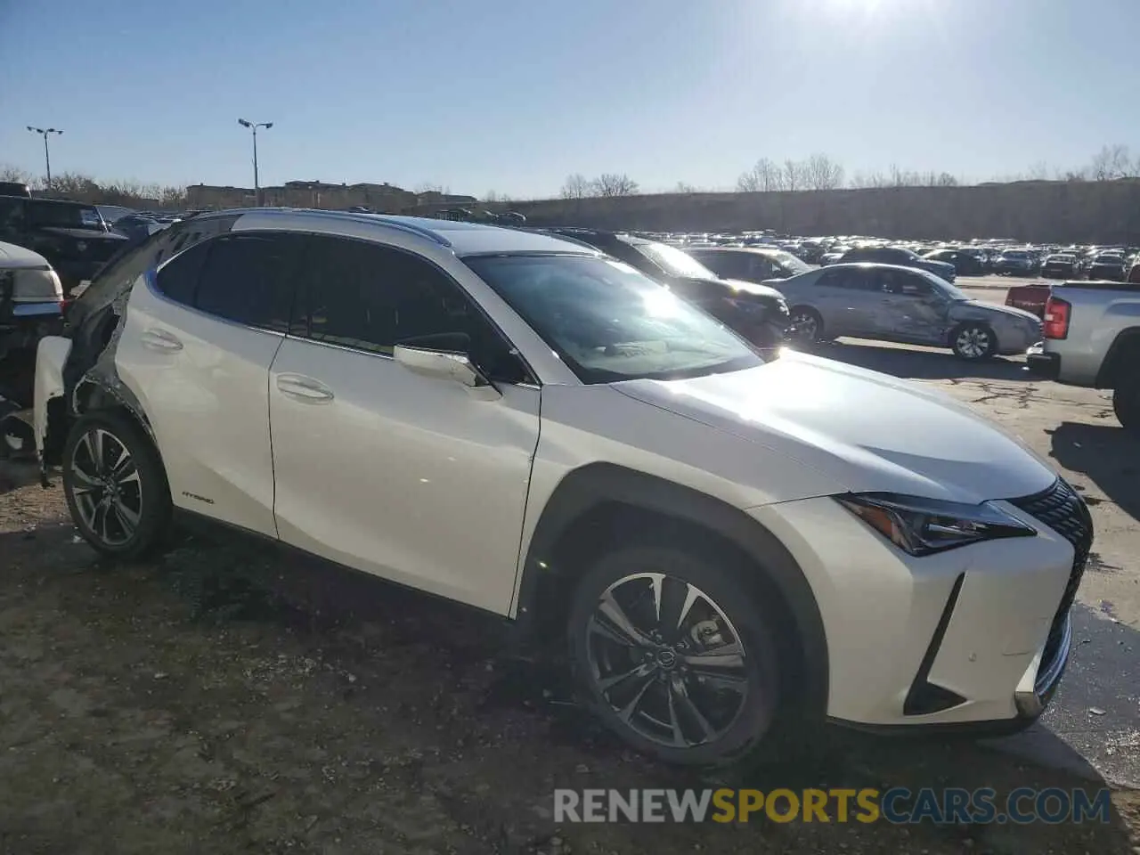 4 Photograph of a damaged car JTHP9JBH4M2038336 LEXUS UX 250H 2021