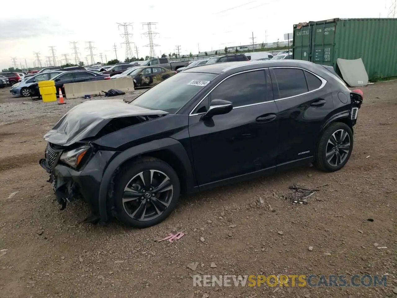 1 Photograph of a damaged car JTHP9JBH4M2043746 LEXUS UX 250H 2021