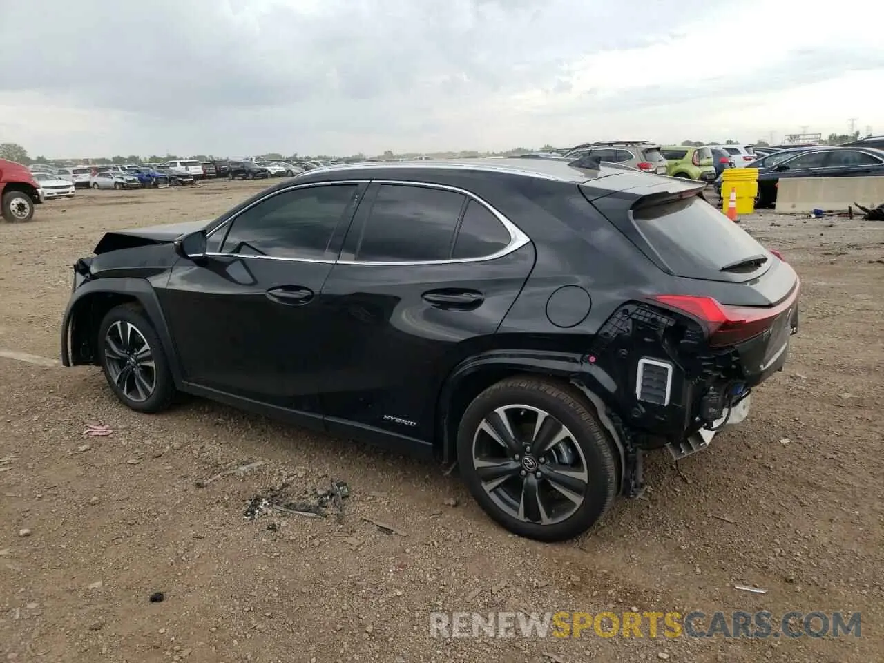 2 Photograph of a damaged car JTHP9JBH4M2043746 LEXUS UX 250H 2021