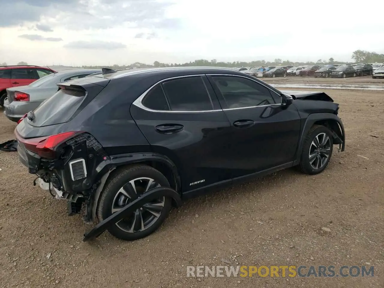 3 Photograph of a damaged car JTHP9JBH4M2043746 LEXUS UX 250H 2021