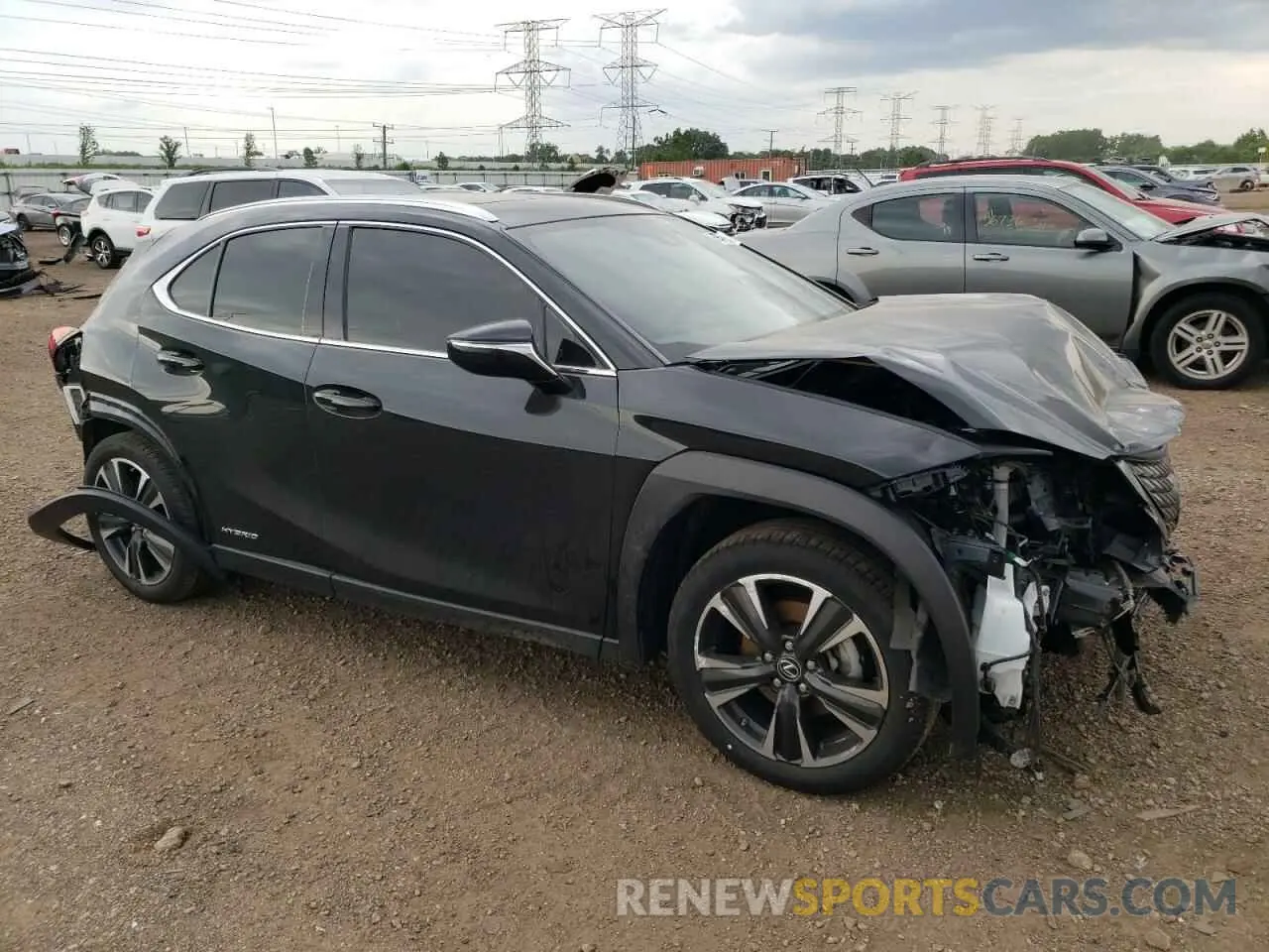 4 Photograph of a damaged car JTHP9JBH4M2043746 LEXUS UX 250H 2021