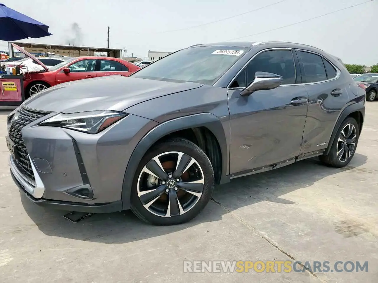 1 Photograph of a damaged car JTHP9JBH4M2046937 LEXUS UX 250H 2021