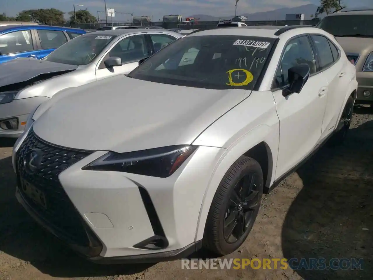 2 Photograph of a damaged car JTHP9JBH5M2048244 LEXUS UX 250H 2021