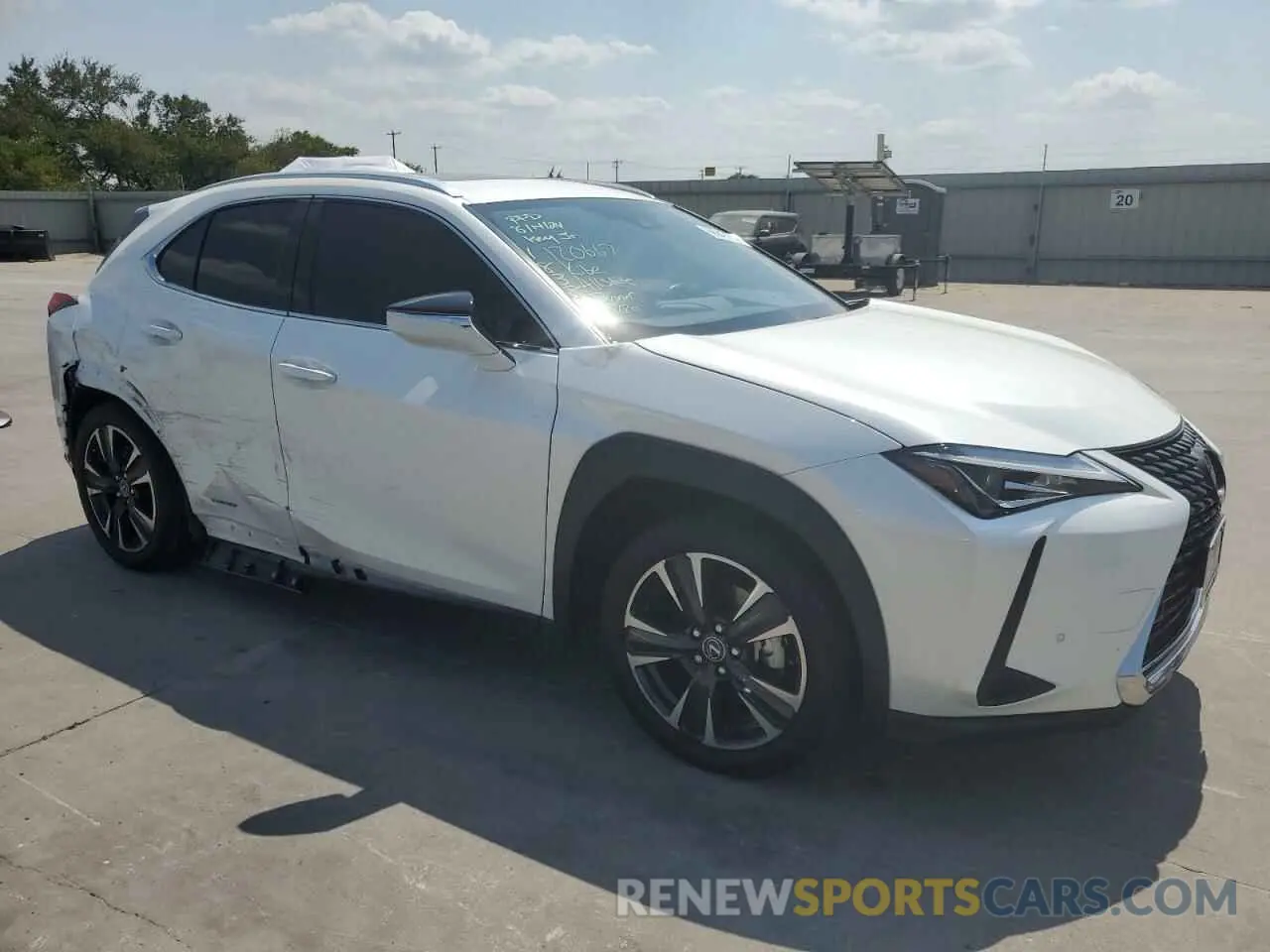 4 Photograph of a damaged car JTHP9JBH5M2051838 LEXUS UX 250H 2021