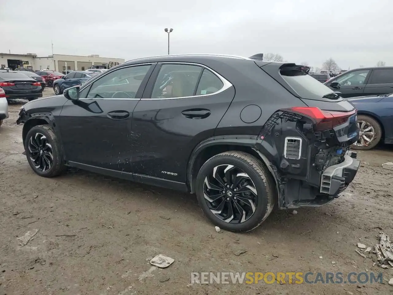 2 Photograph of a damaged car JTHP9JBH5M2053847 LEXUS UX 250H 2021