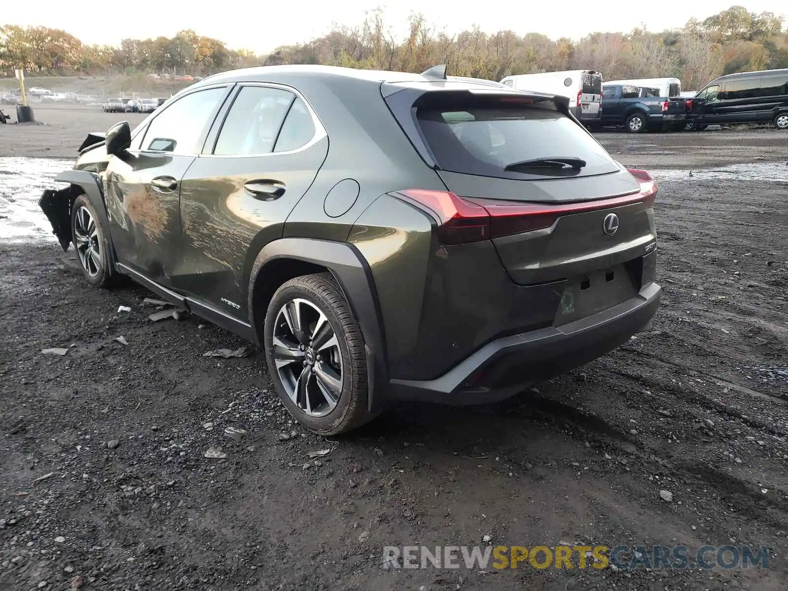 3 Photograph of a damaged car JTHP9JBH6M2042534 LEXUS UX 250H 2021