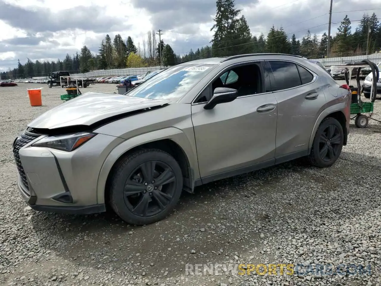 1 Photograph of a damaged car JTHP9JBH6M2046244 LEXUS UX 250H 2021