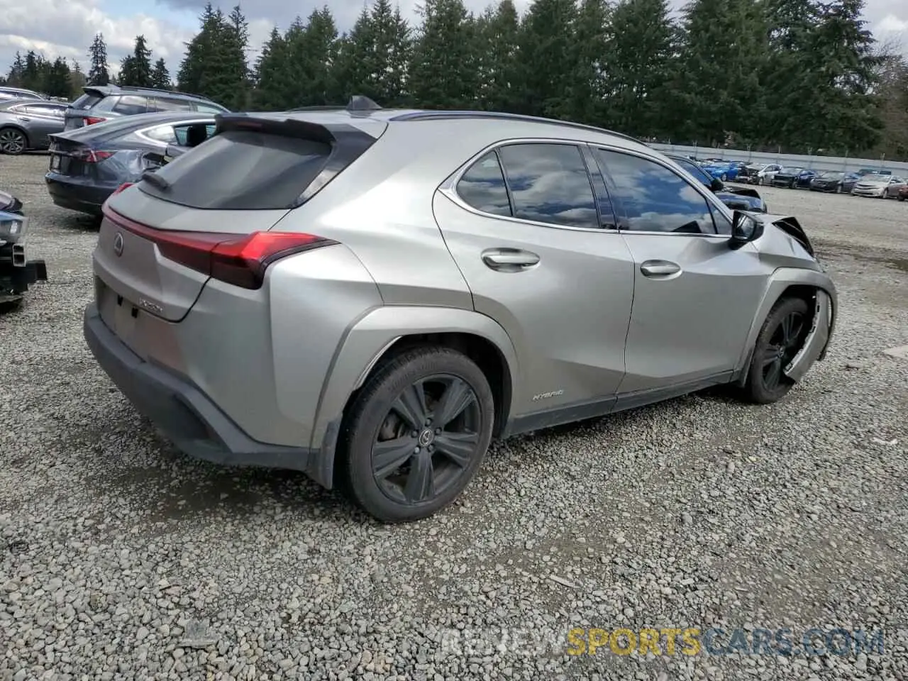 3 Photograph of a damaged car JTHP9JBH6M2046244 LEXUS UX 250H 2021