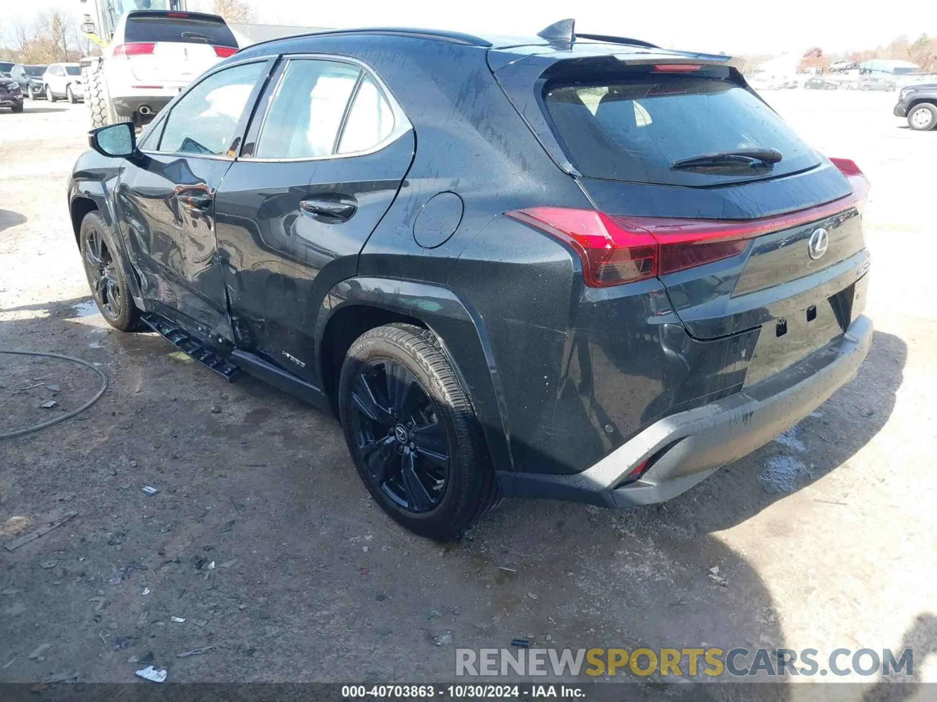 3 Photograph of a damaged car JTHP9JBH7M2047970 LEXUS UX 250H 2021