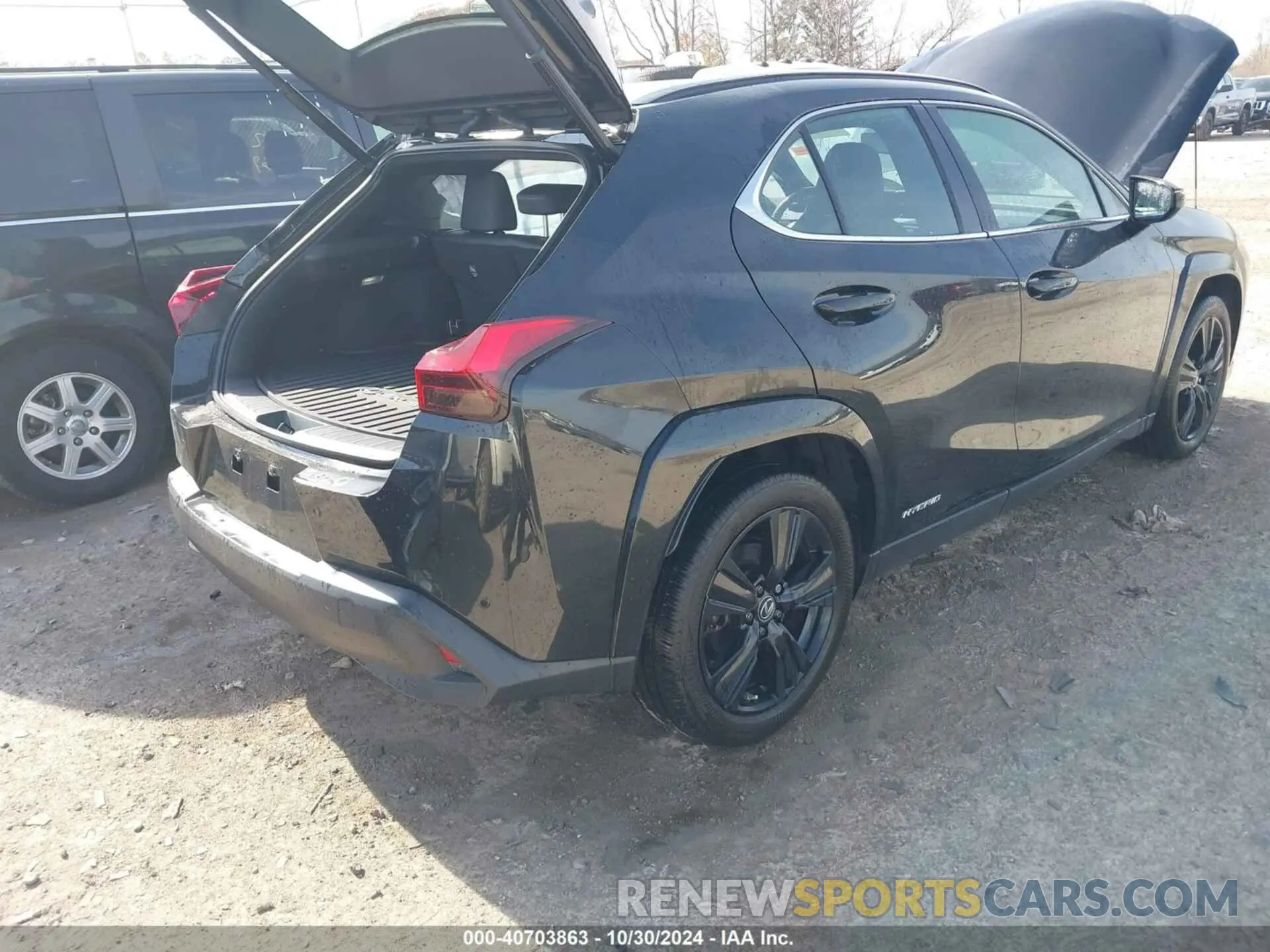 4 Photograph of a damaged car JTHP9JBH7M2047970 LEXUS UX 250H 2021