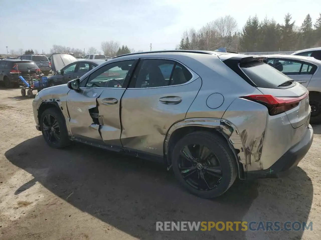2 Photograph of a damaged car JTHP9JBH7M2048892 LEXUS UX 250H 2021
