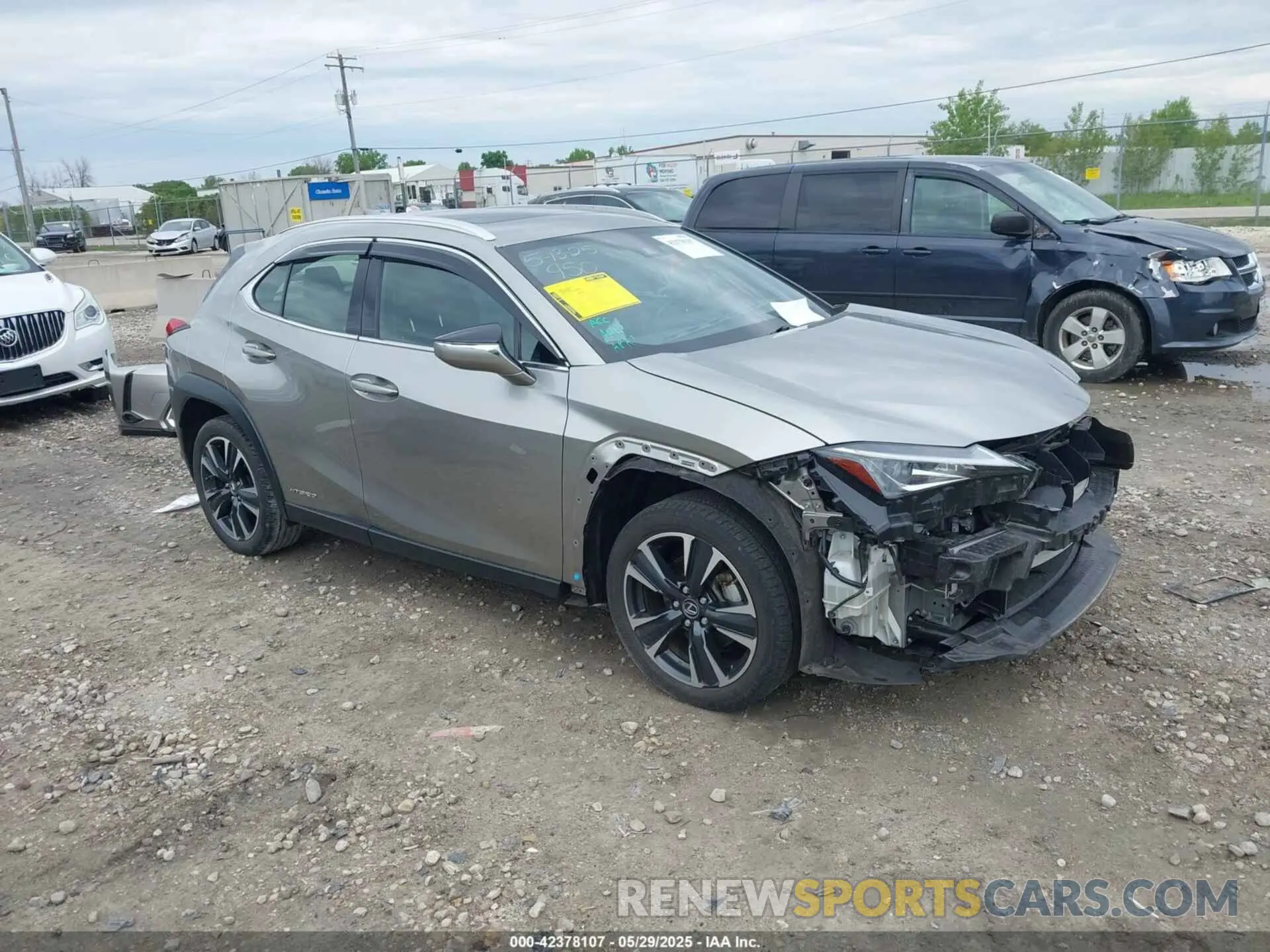 1 Photograph of a damaged car JTHP9JBH8M2038940 LEXUS UX 250H 2021
