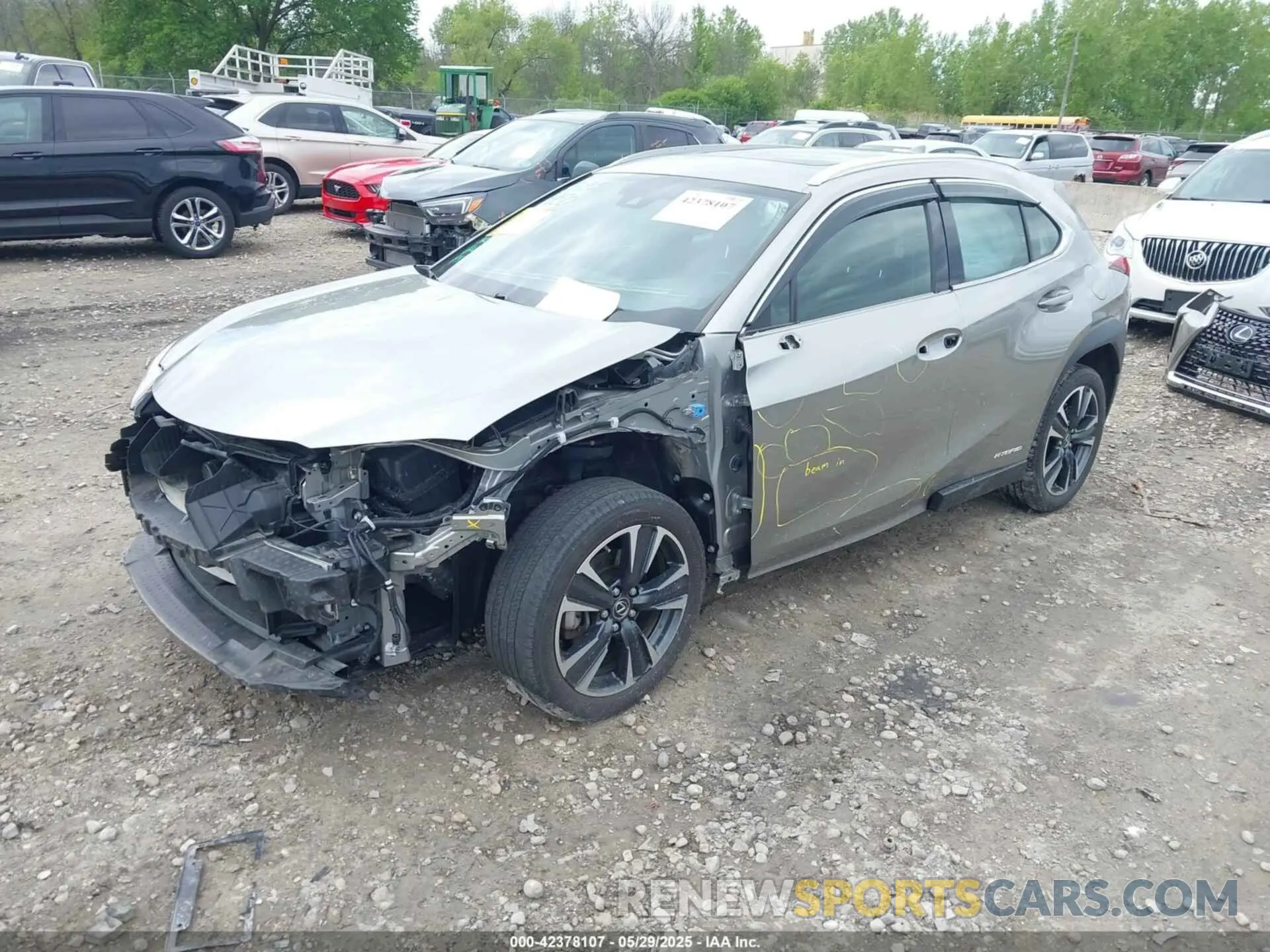 2 Photograph of a damaged car JTHP9JBH8M2038940 LEXUS UX 250H 2021