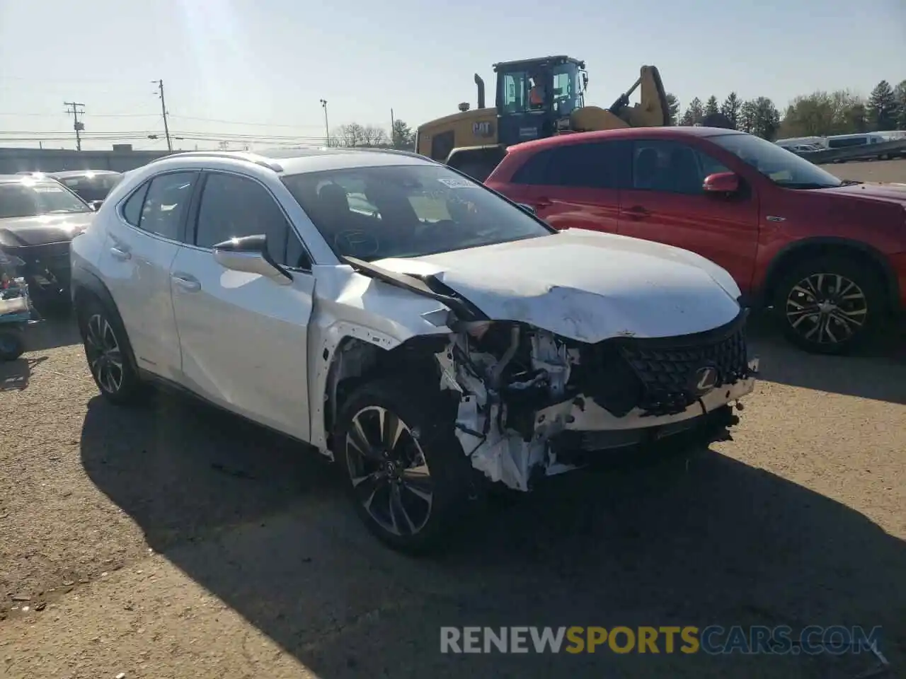 1 Photograph of a damaged car JTHP9JBH8M2039750 LEXUS UX 250H 2021