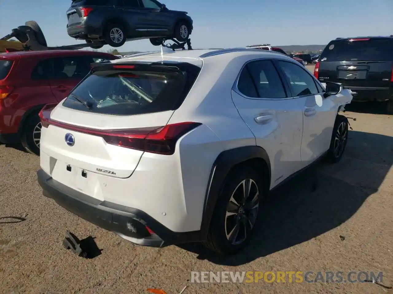 4 Photograph of a damaged car JTHP9JBH8M2039750 LEXUS UX 250H 2021